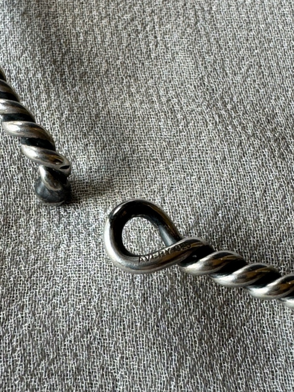 James Avery Twisted Sterling Silver Bracelet 925 - Picture 4 of 7